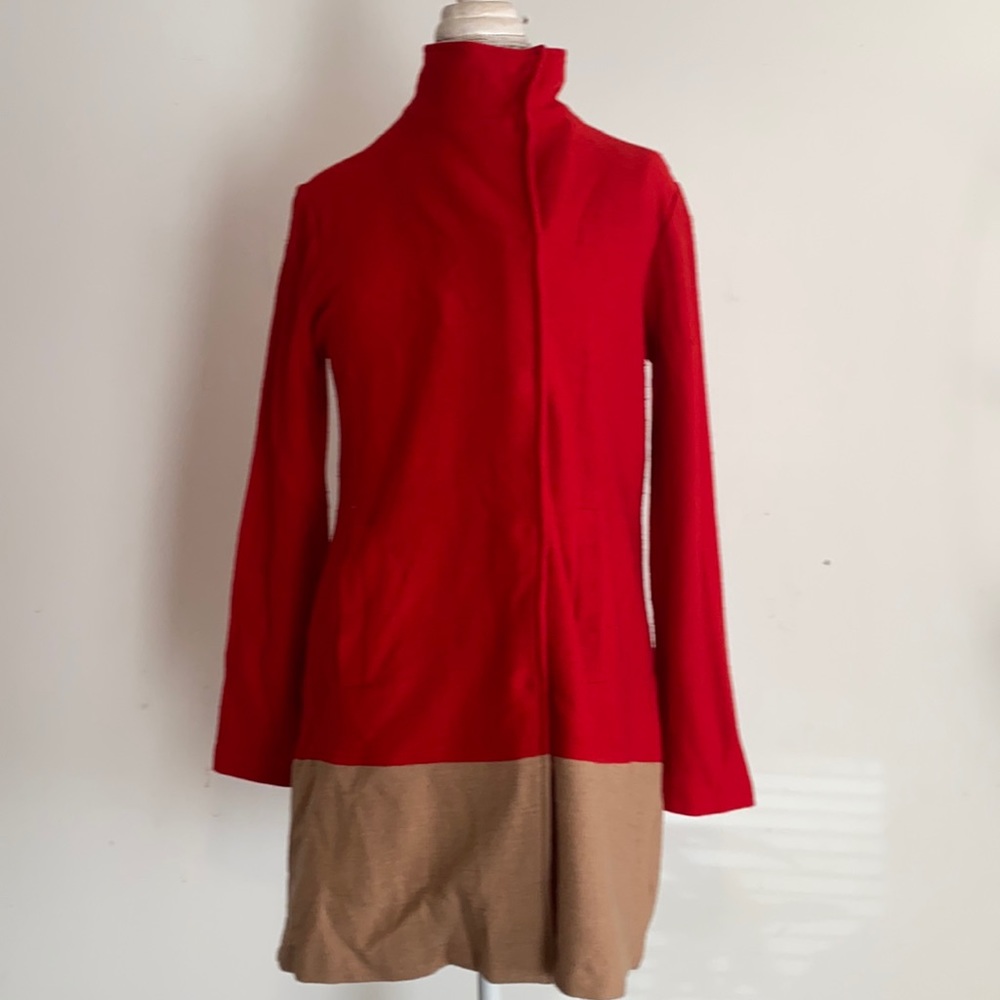 Mercer & Madison lightweight red wool coat - Picture 1 of 6